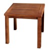 Дървена масичка за шезлонг 45x45xh45см JAVA-(TLT 046) - Horecano