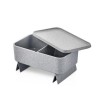 Меламиново плато/капак RIVERIA GN 2/4  53x16,2xh1,6см сив KN-(46224GG) - Kulsan