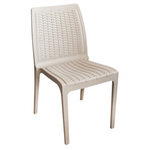 Стол без подлакътник - ратан 46x56,5xh85см бежов SA-(2523) - Senyayla
