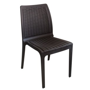 Стол без подлакътник - ратан 46x56,5xh85см кафяв SA-(2523) - Senyayla