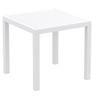 Маса квадратна - полипропилен 80x80xh75см ARES 80 бяла SI-(164) - Siesta