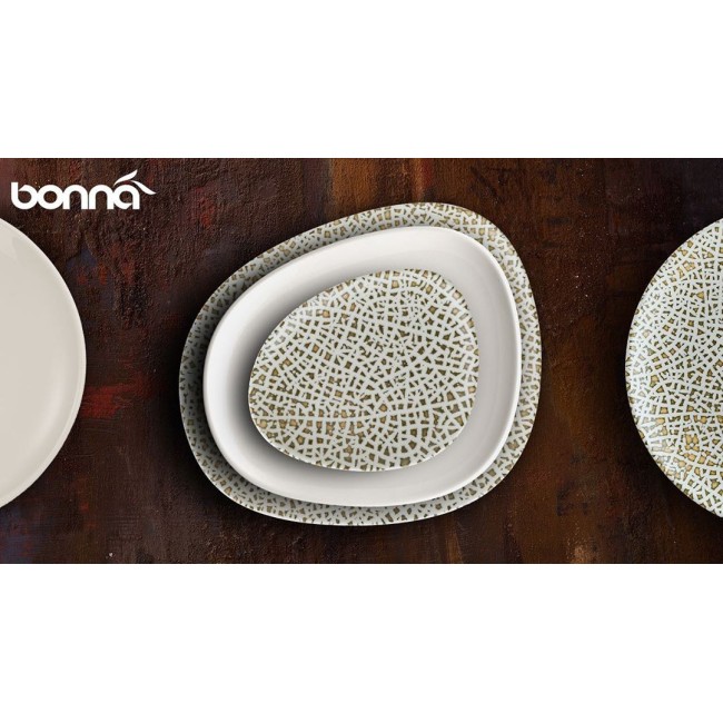Порцеланова чиния 33см BONNA-LAPYA WOOD-(LPYWD VAO 33DZ) 
