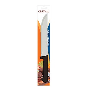Кухненски нож от неръждаема стомана 17,5см с черна дръжка SIMONAGGIO-CHURRASCO (1305/7)