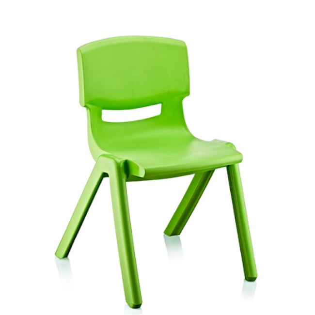 Пластмасово детско столче 31x35xh48см зелено KIDS-(TRN-048-02) - Horecano