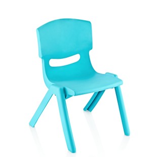 Пластмасово детско столче 31x35xh48см тюркоаз KIDS-(TRN-048-10) - Horecano