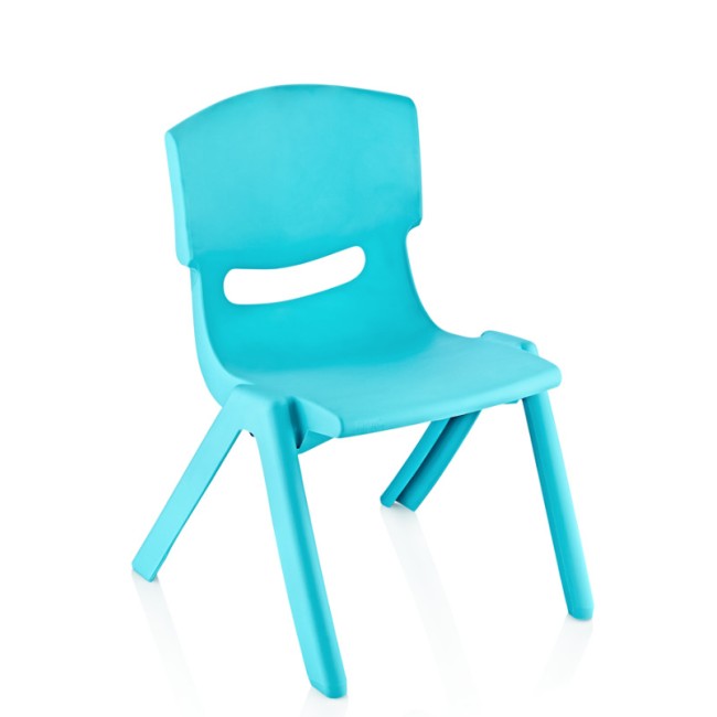 Пластмасово детско столче 31x35xh48см тюркоаз KIDS-(TRN-048-10) - Horecano