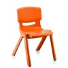 Пластмасово детско столче 31x35xh48см оранжево KIDS-(TRN-048-08) - Horecano