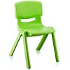 Пластмасово детско столче 35x40xh58см зелено KIDS-(TRN-049-03) - Horecano