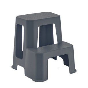 Пластмасова табуретка - стълба 42,7x44,2x44,2см антрацит KIDS-(6115-A) - Horecano