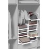 Пластмасов органайзер maxi 34x45xh18,5см бял HOME-(TRN-201-01) - Horecano