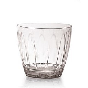 Пластмасова саксия за орхидея ф14,3xh13,3см, 1,5л, прозрачна SERINOVA-(OR03)