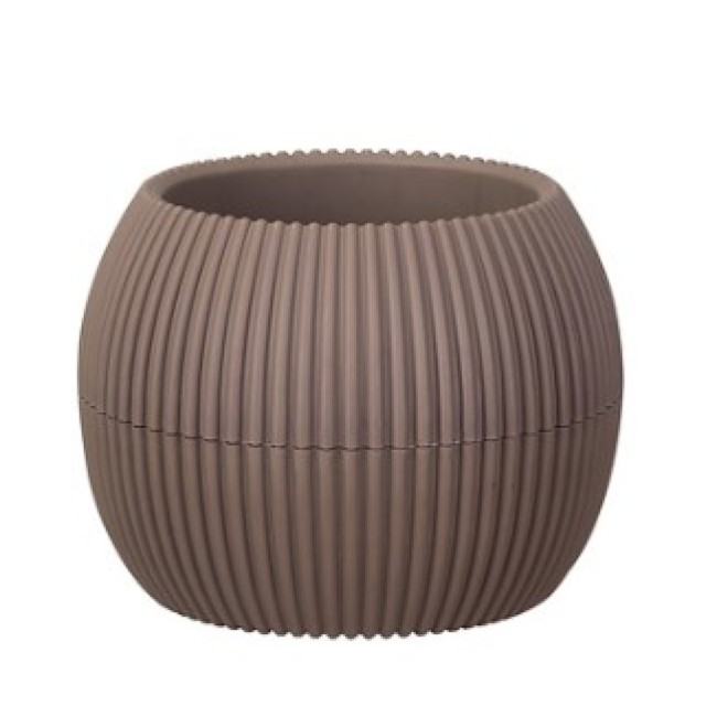 Пластмасова саксия кактус, №2, ф11,8xh9,2см, 350мл, terra HOME-(G-362-T) - Horecano