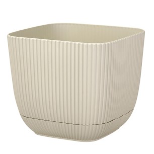 Пластмасова саксия, квадратна, №4, 19,3x19,3xh17см, 4л, лате HOME-(G-384-L) - Horecano