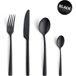 Комплект прибори за хранене от 16 елемента Manille Black - Amefa