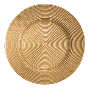 Подложна чиния ф32см GOLD/CIRCLES HORECANO-WICKED-(HC-59409/59231)(SML 170)