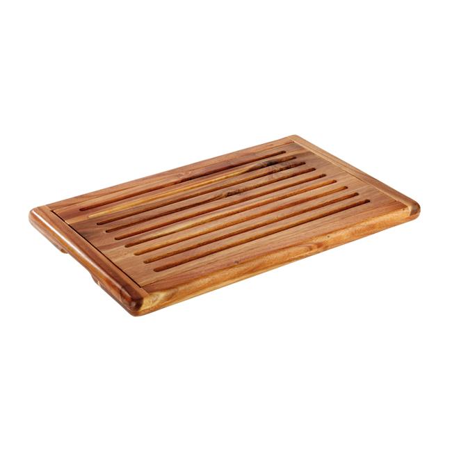 Дървена дъска  за рязане с табла за трохи 53х32,5см           - APS