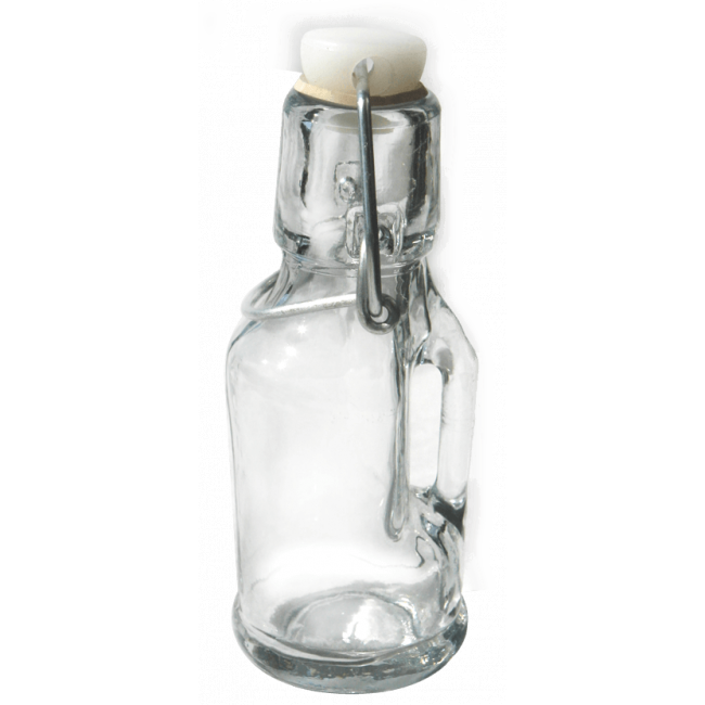 Стъклена бутилка с дръжка 75мл WB-12253  - Horecano