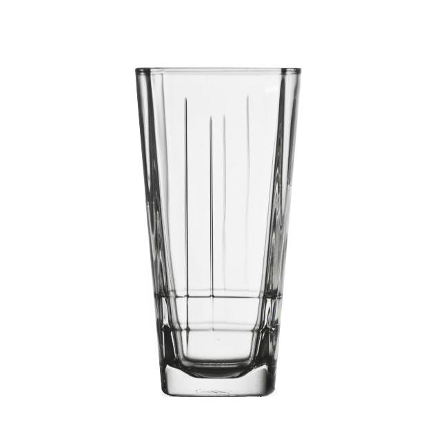 Стъклена чаша за вода / безалкохолни напитки висока  355мл  
