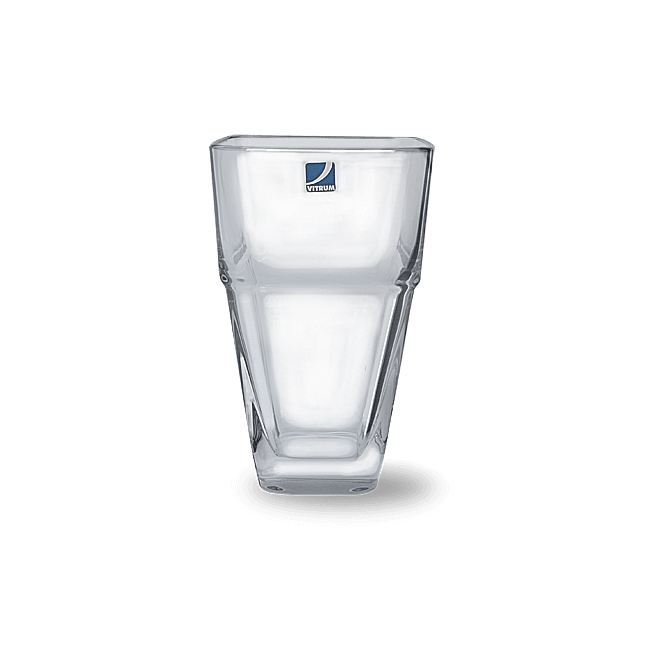 Стъклена ваза  висока  h20см RONDO VM-1249000 - Vitrum