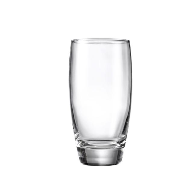 Стъклена чаша за вода / безалкохолни напитки висока 350мл 