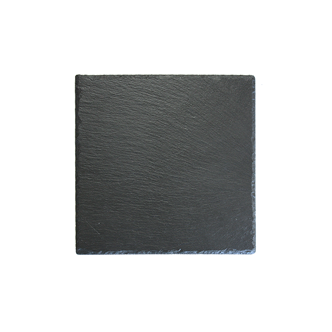 Каменна плоча за сервиране квадратна 25x25xh0,5см  (SL-PL-RE-2525) - Horecano