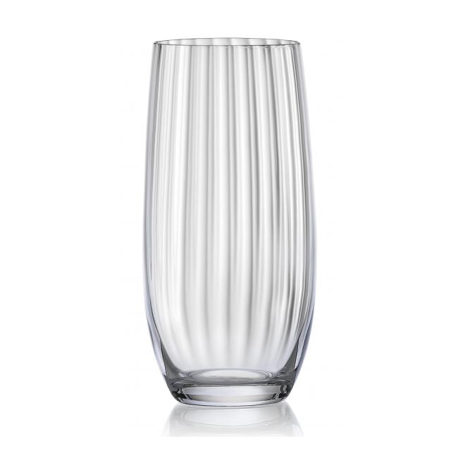 Стъклена чаша за безалкохолни напитки / вода  350мл  WATERFALL (25180)  (CX87) - Crystalex