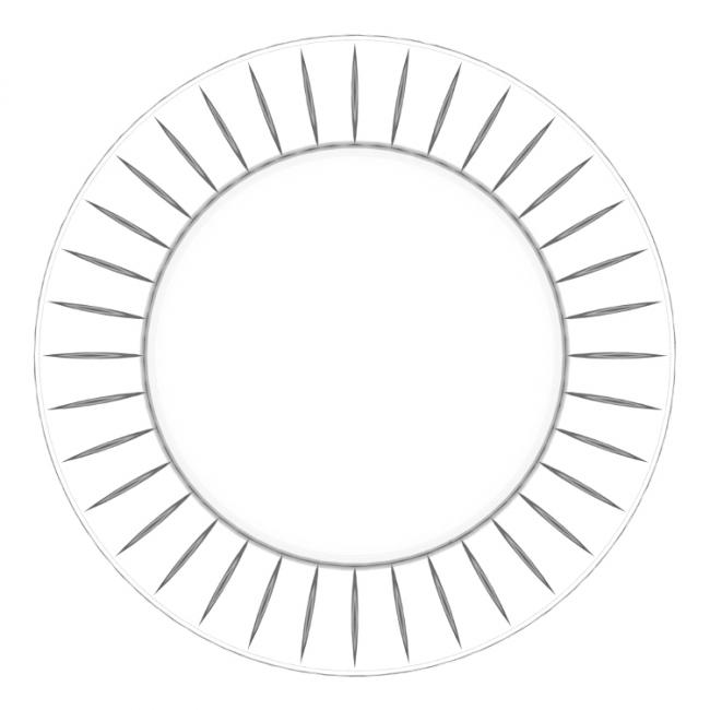 Стъклена подложна чиния 32см ACCADEMIA (67610M) - VIDIVI