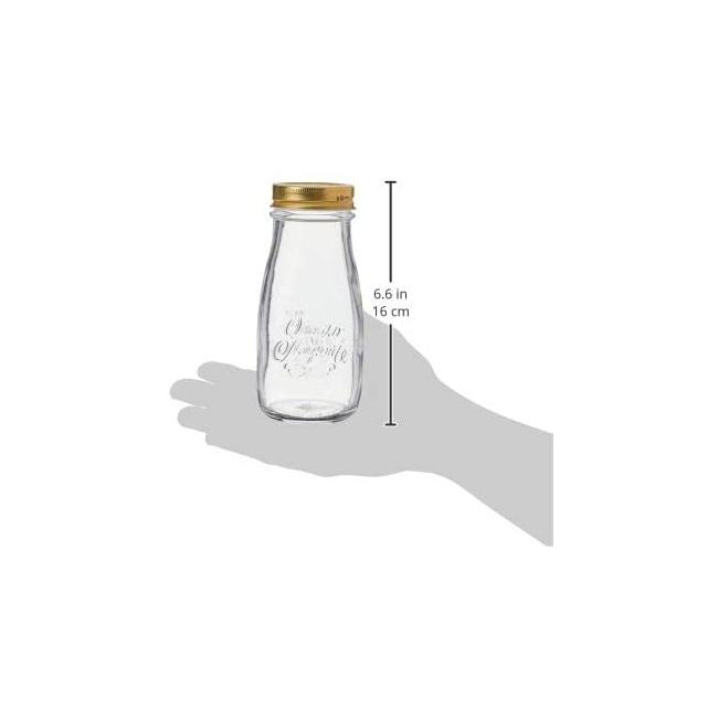 Стъклена бутилка с капаче 400мл QUATTRO STAGIONI-(3.65642) - Bormioli Rocco