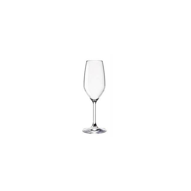 Стъклена чаша на столче за шампанско 240мл RESTAURANT-(1.96141) - Bormioli Rocco
