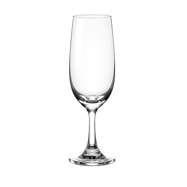 Стъклена чаша за шампанско на столче 190мл SOCIETY (1523F07)  - Ocean
