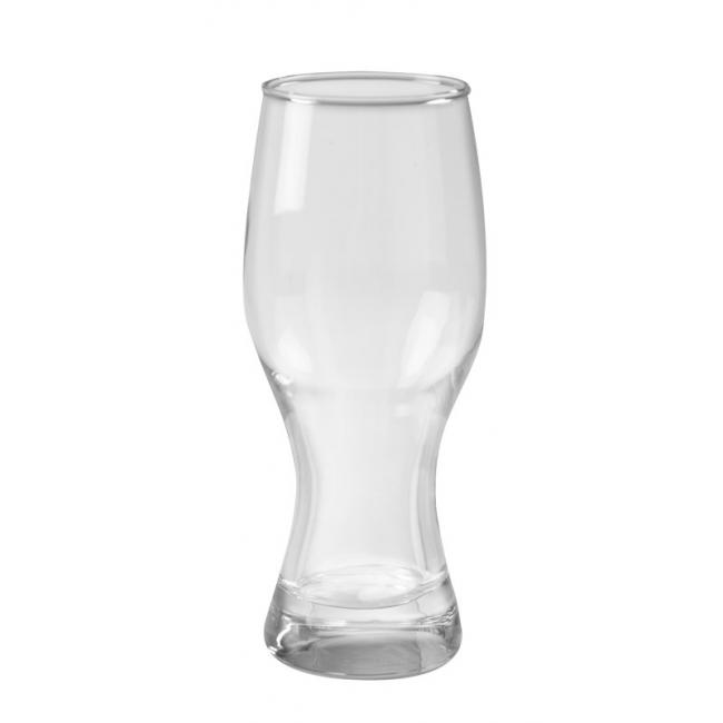 Стъклена чаша за бира 437мл  6,4xh18,2см   