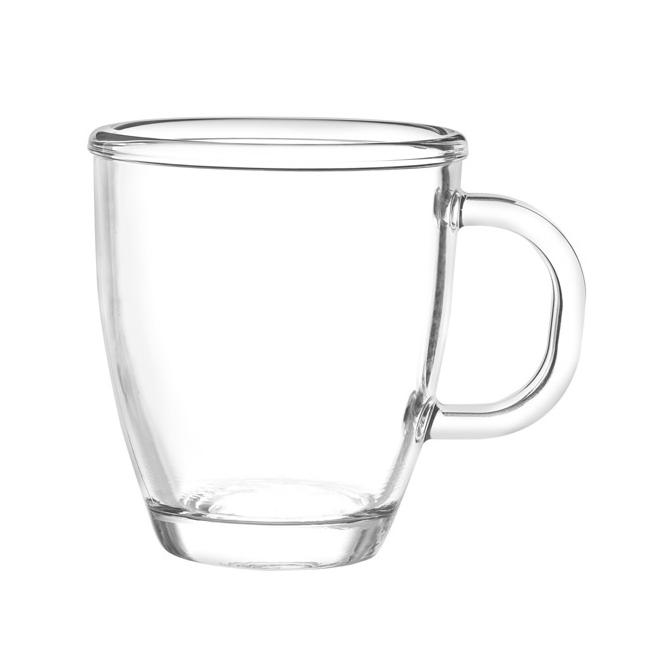 Стъклена чаша за топли напитки 362мл   MUG 