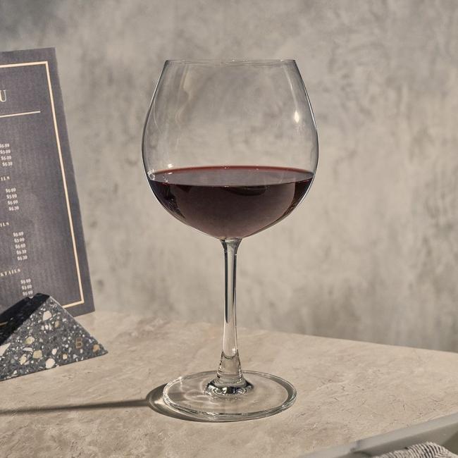 Стъклена чаша за червено вино 650мл 