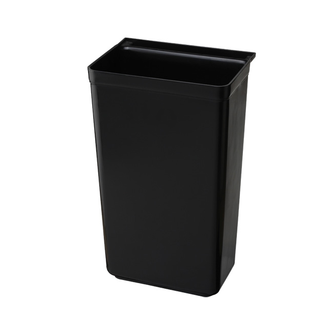 Пластмасов контейнер за количка за кухненски отпадъци черен  33x23x56cм 035A GX - Horecano