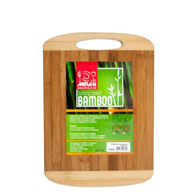 Бамбукова дъска  двуцветна 24x34x1,5см   (T5603) - Horecano