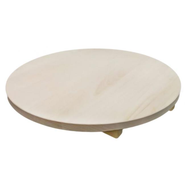 Дървен талар за пица гладък ф50см / 2-5 h - Horecano