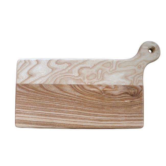 Дървена дъска за рязане с една дръжка 28х15х1.8см  - Horecano 