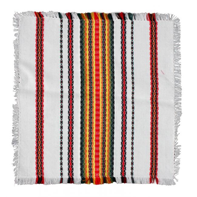 Битово каре - текстил 80x80см бяло (BV1795) - Horecano