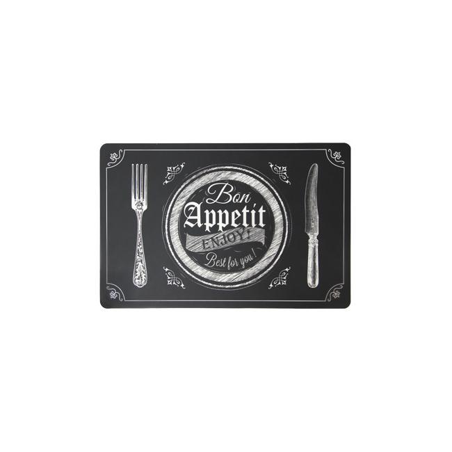 Полипропиленова подложка  за хранене BON APPETIT B 43,5x28,5см HORECANO-(PPCO-24791-BLACK)