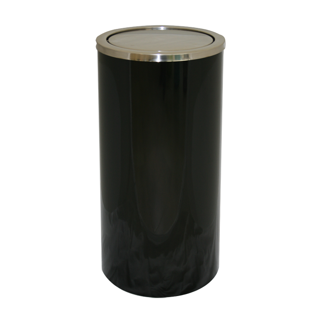 Метален кош черен 30/65 см  ЕК-9410С BL - Horecano
