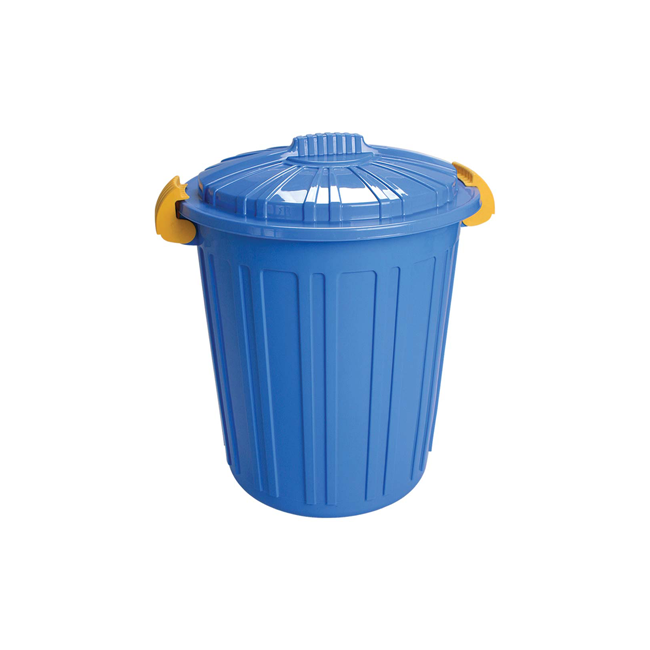 Пластмасов кош за отпадъци N-5 -73л. 45х52см. син (CK-420)  -  Irak Plastik