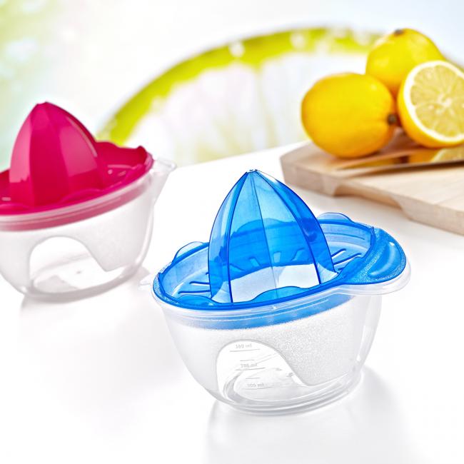 Пластмасова лимоноизтисквачка 400мл различни цветове (LI-120)   -  Irak Plastik
