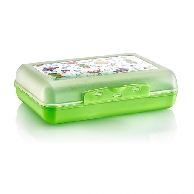 Пластмасова кутия за сандвичи малка различни цветове 18,5x14x5см (CM-710)   -  Irak Plastik