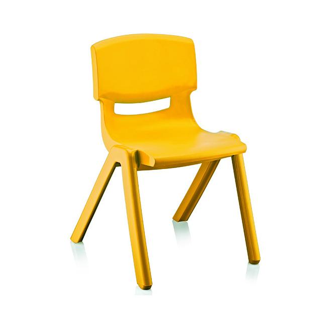 Пластмасово детско столче жълто 42x34x58см ИП-(CM-505) - Irak Plastik 