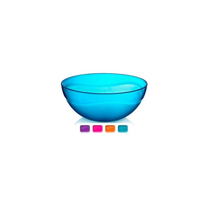 Пластмасова купа кръгла №2 3л. 25х9.5см различни цветове (BD-405)   -  Irak Plastik