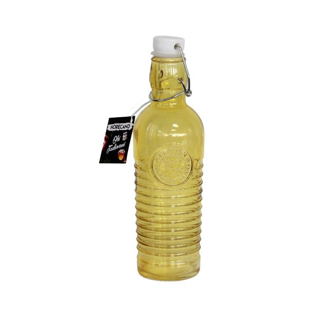 Стъклена бутилка  с клипс жълта  1л OLD FASHIONED-YELLOW- (339269-Y) - Horecano