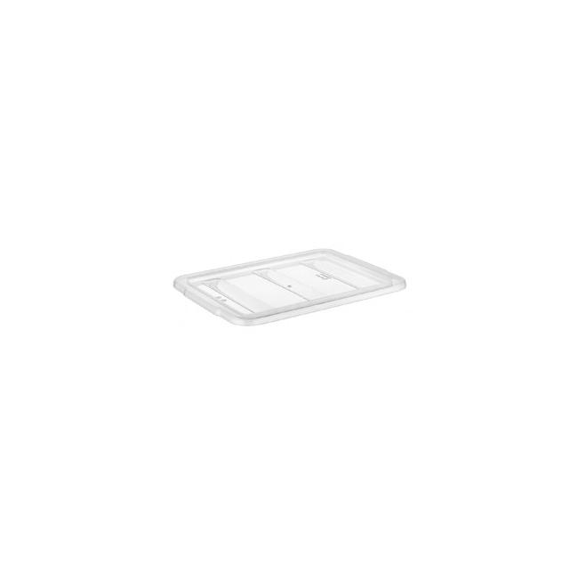 Пластмасов капак за кутия за прибори с 3 разделения прозрачен  PP-(GKL-03) - Plast Port