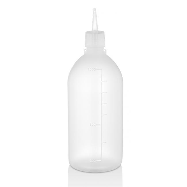 Пластмасова бутилка за сосове прозрачна 1л (GY-1000) - Horecano