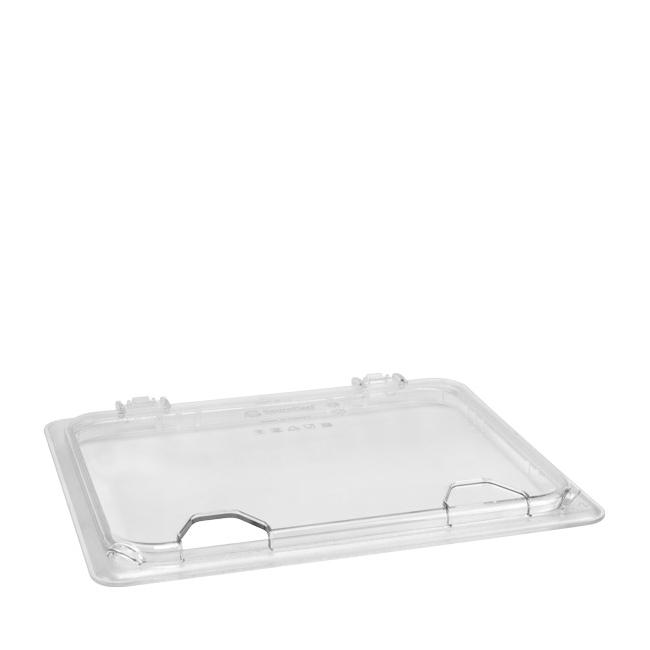 Поликарбонатен капак с дупки GN 1/2 Flip прозрачен PC-(GNPLM-12N) - Plast Port