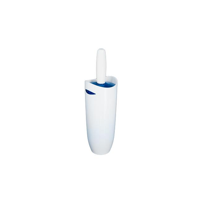 Пластмасова четка   за тоалетна бяло/синьо PN-(E05-13)   - Primanova
